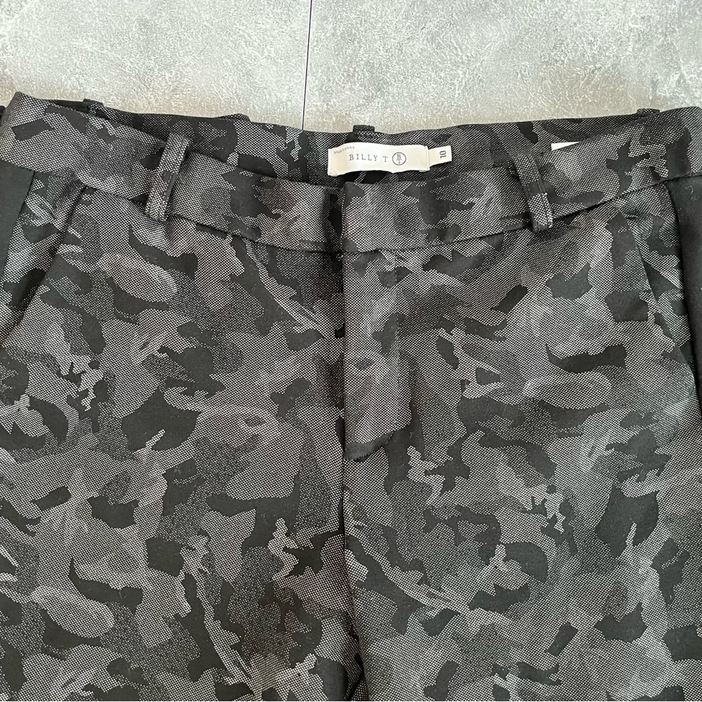 Billy T two tone black camo jeans size 10